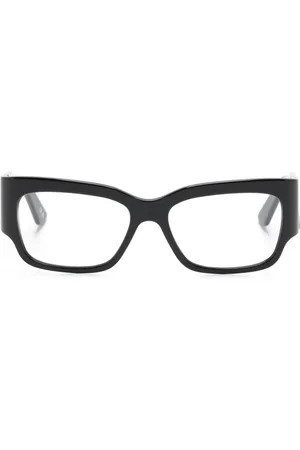 Balenciaga Logo-engraved square-frame glasses