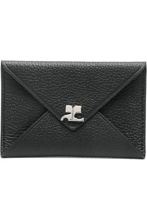 Courrèges Logo-plaque envelope cardholder