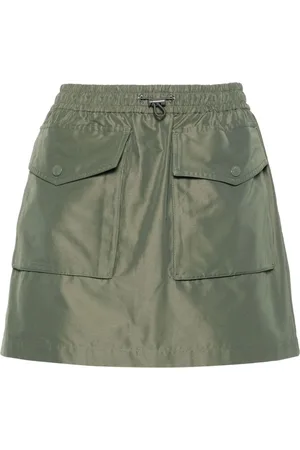 Moncler Elasticated-waist cargo mini skirt