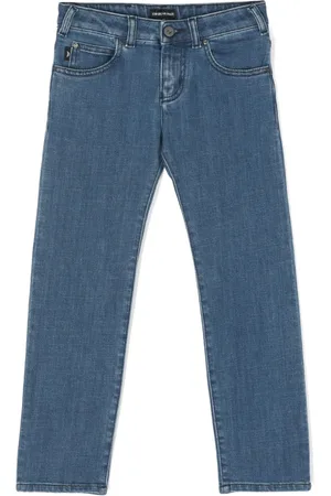 Emporio Armani Low-rise straight-leg jeans