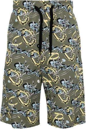 A.P.C. Vince graphic-print cotton shorts