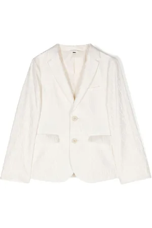 Emporio Armani Logo-jacquard blazer