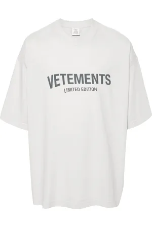 Vetements Logo-print cotton T-shirt