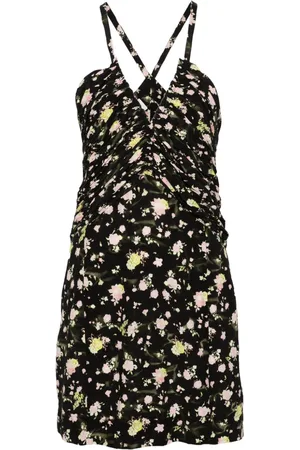 Zadig & Voltaire Floral-print ruched minidress