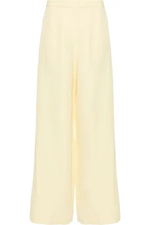 Fabiana Filippi Slub-texture straight trousers