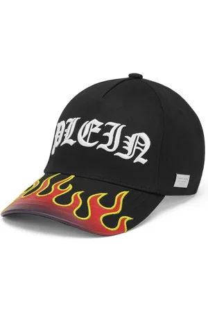 Philipp Plein Flame logo-embroidered cap
