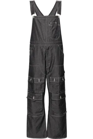 JUNYA WATANABE Cargo-pockets denim overalls