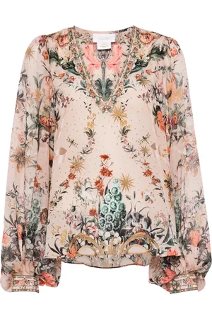 Camilla Rose Garden Revolution silk blouse
