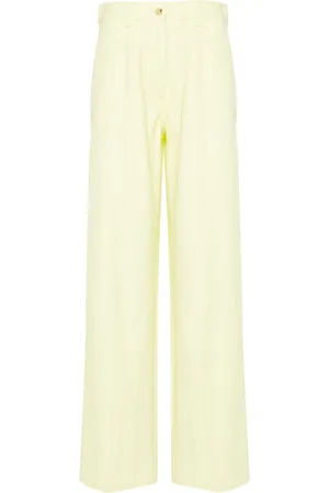 FORTE FORTE High-waist straight-leg trousers