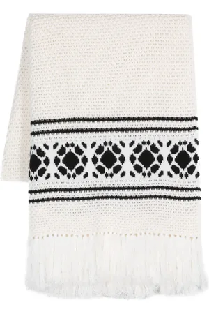 Max Mara Peplo fringed scarf