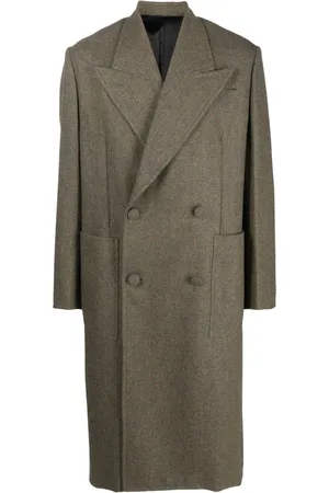 Givenchy Double-breasted herringbone wool coat