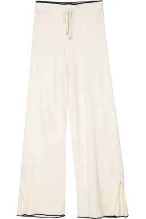 N.PEAL Fine-knit trousers