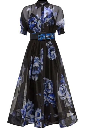 Rebecca Vallance Florentine floral-print silk-chiffon dress