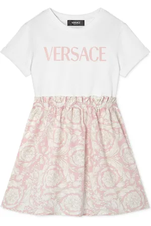 VERSACE Barocco-print T-Shirt dress