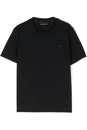 Emporio Armani Eagle-motif cotton T-shirt