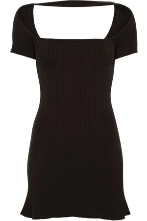 Courrèges Hyperbole ribbed minidress