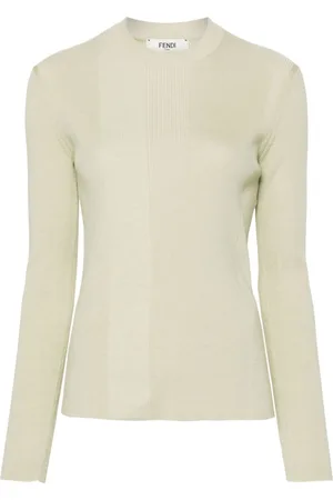 Fendi Crew-neck ribbed jumper