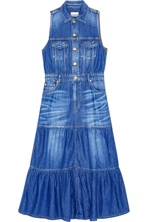 Ganni Sleeveless denim dress