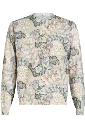 Etro Floral-print crew-neck sweatshirt