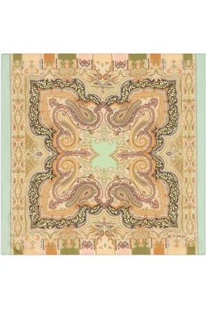 Etro Abstract-print silk pocket square