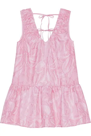 Ganni Patterned sleeveless dress