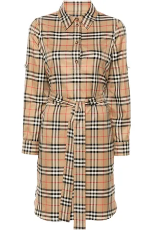 Burberry Vintage Check-pattern shirt dress
