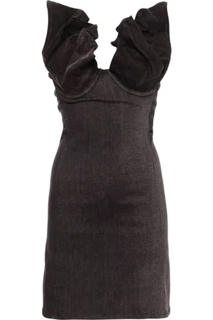 Y / PROJECT Denim mini dress