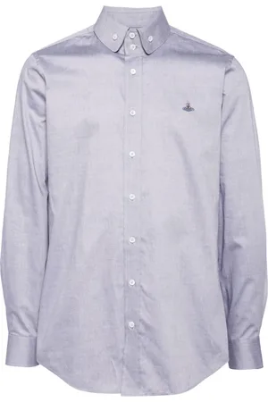 Vivienne Westwood Embroidered-Orb cotton shirt