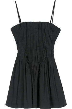 Staud Pleated mini dress