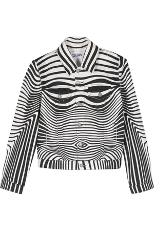 Jean Paul Gaultier Morphing Digital-print denim jacket