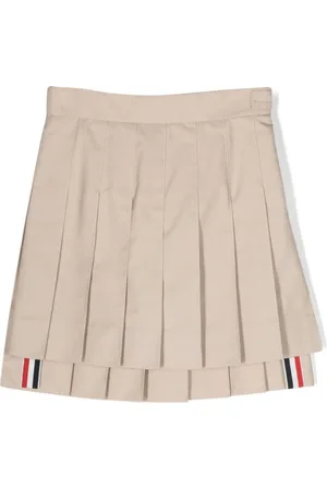 Thom Browne Typewriter Cloth pleated miniskirt