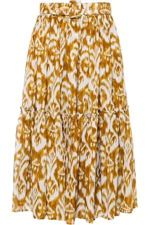 SAMANTHA SUNG Melanie abstract-print skirt