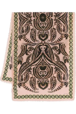 Etro Aurea-motif interlock-twill scarf