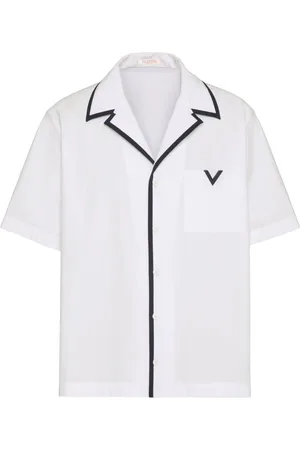 VALENTINO GARAVANI V-detail bowling shirt