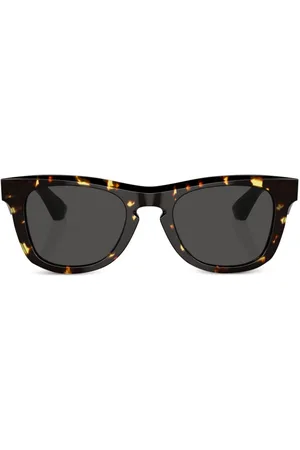 Burberry Tortoiseshell-effect square-frame sunglasses
