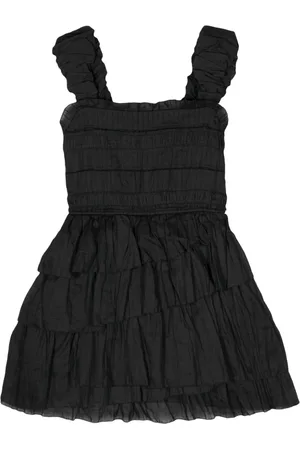 SEA Cole smocked ramie dress