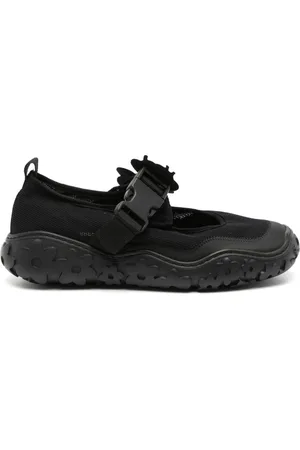 Cecilie Bahnsen Floral-appliqué buckled sneakers