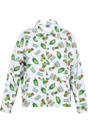 SAINT MXXXXXX Pattern-print shirt jacket