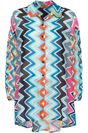 Missoni Zigzag balloon-sleeves shirt
