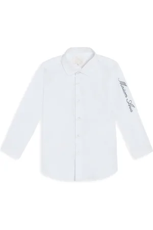 Maison Ava Logo-embroidered shirt