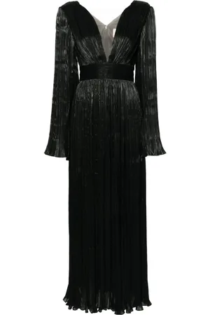 V:PM ATELIER Eva plissé maxi dress