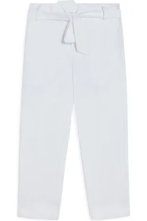 Maison Ava Belted straight-leg trousers