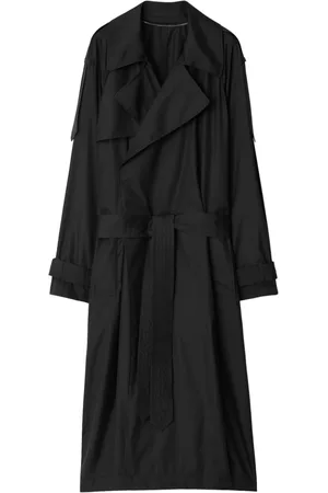 Burberry Double-breasted silk trench coat