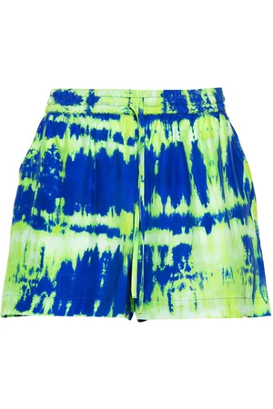 P.A.R.O.S.H. Tie-dye silk shorts