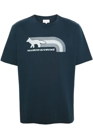 Maison Kitsuné Fox-motif cotton T-shirt