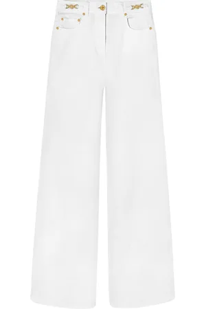 VERSACE Mid-rise flared jeans