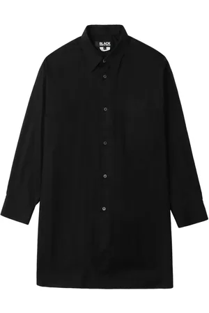 Comme des Garçons Satin-panelled cotton shirt