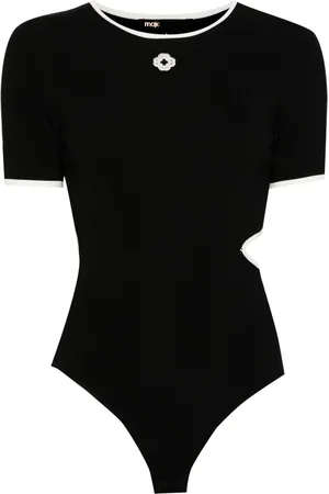 Maje Openwork knit bodysuit