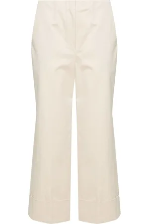 THEORY Mid-rise cropped trousers