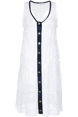AMIR SLAMA Lace beach dress